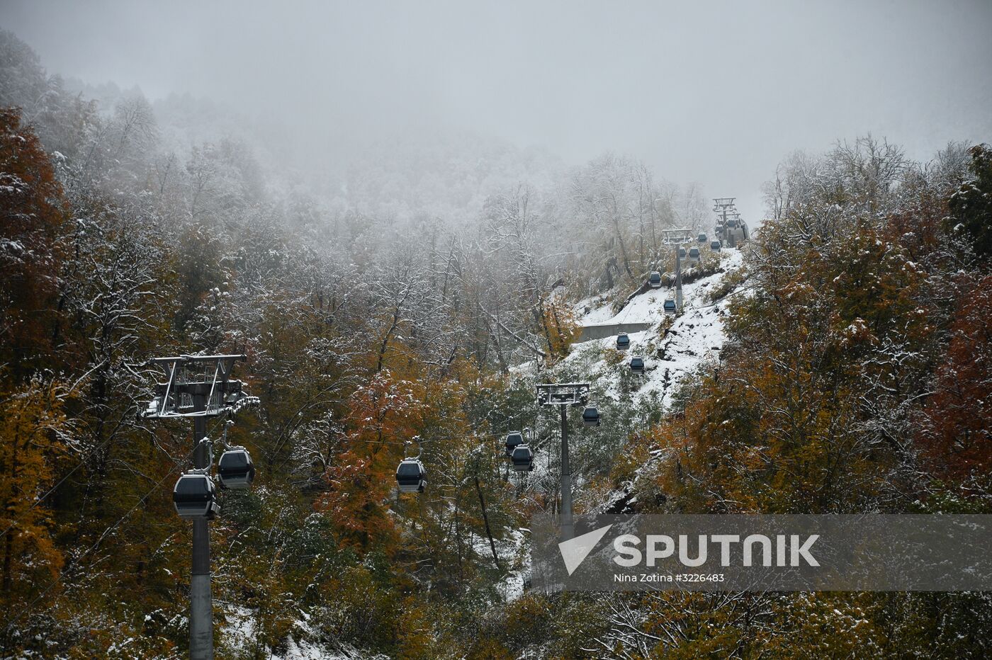 Snow in Krasnaya Polyana