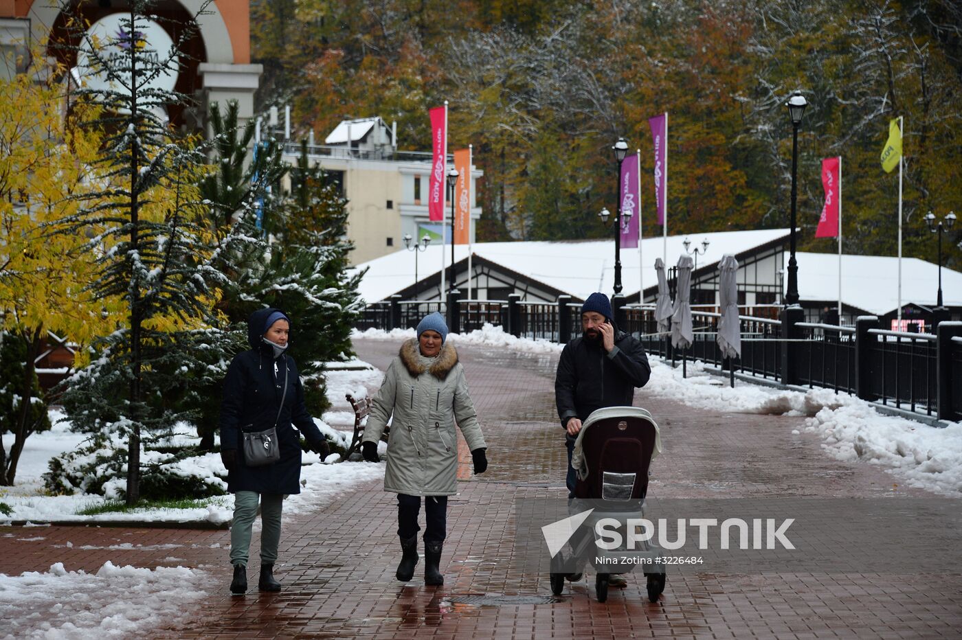 Snow in Krasnaya Polyana