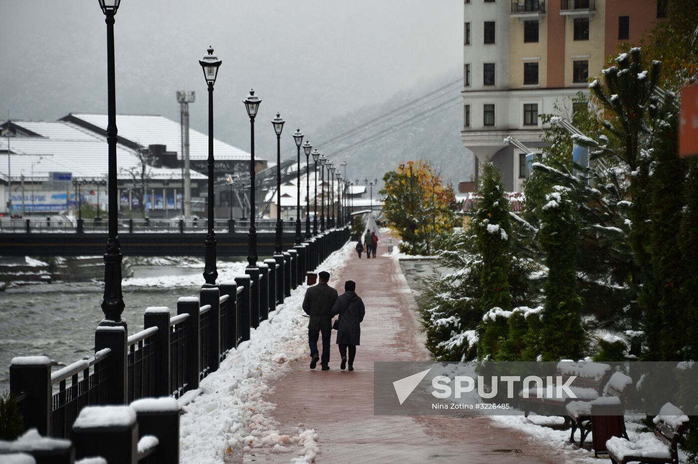 Snow in Krasnaya Polyana