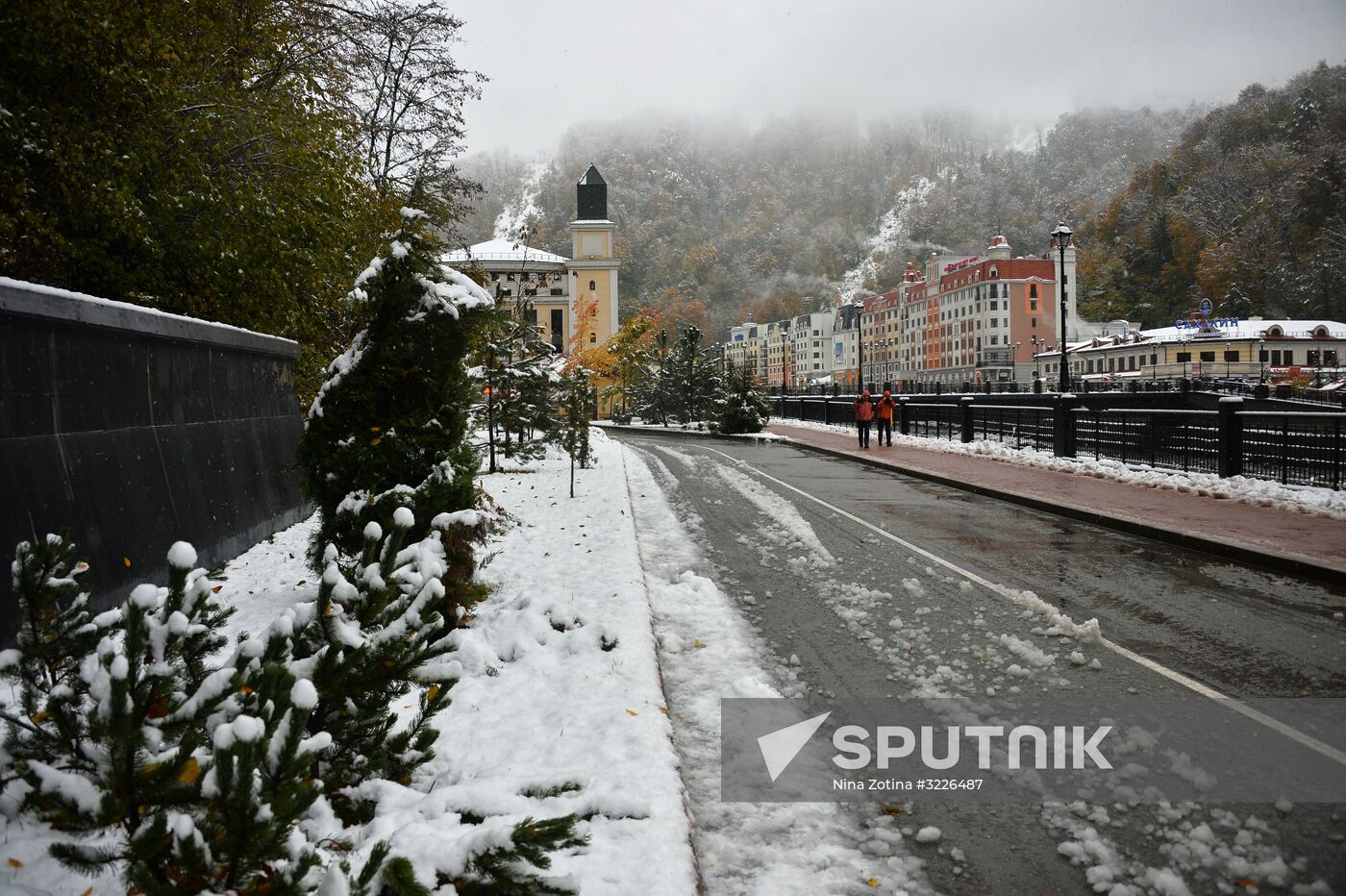 Snow in Krasnaya Polyana