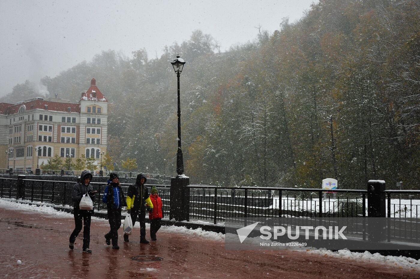 Snow in Krasnaya Polyana