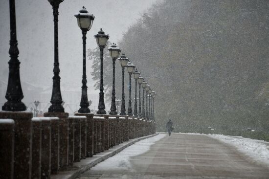 Snow in Krasnaya Polyana
