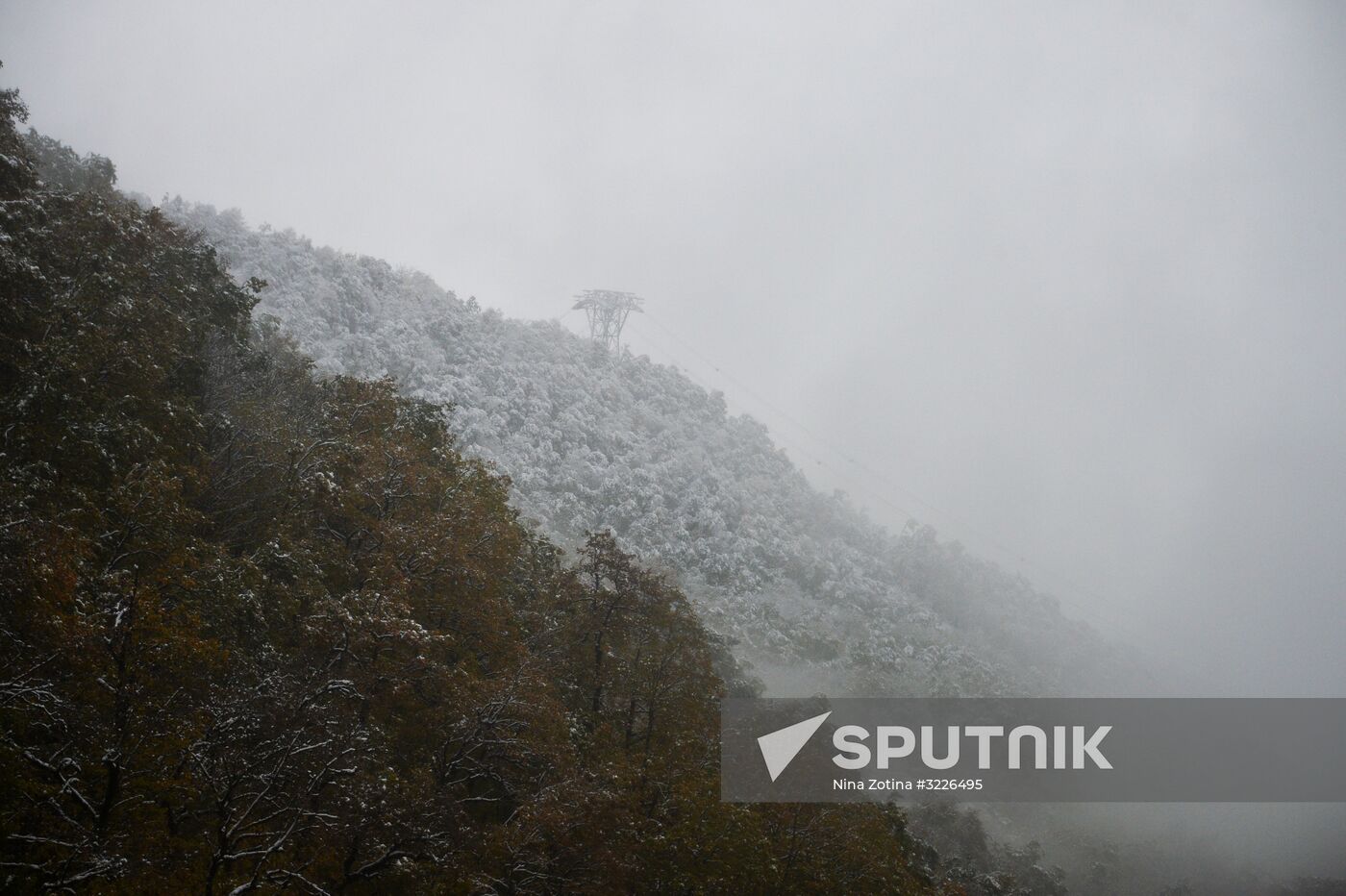 Snow in Krasnaya Polyana