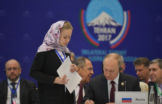 President Vladimir Putin's working visit to Iran