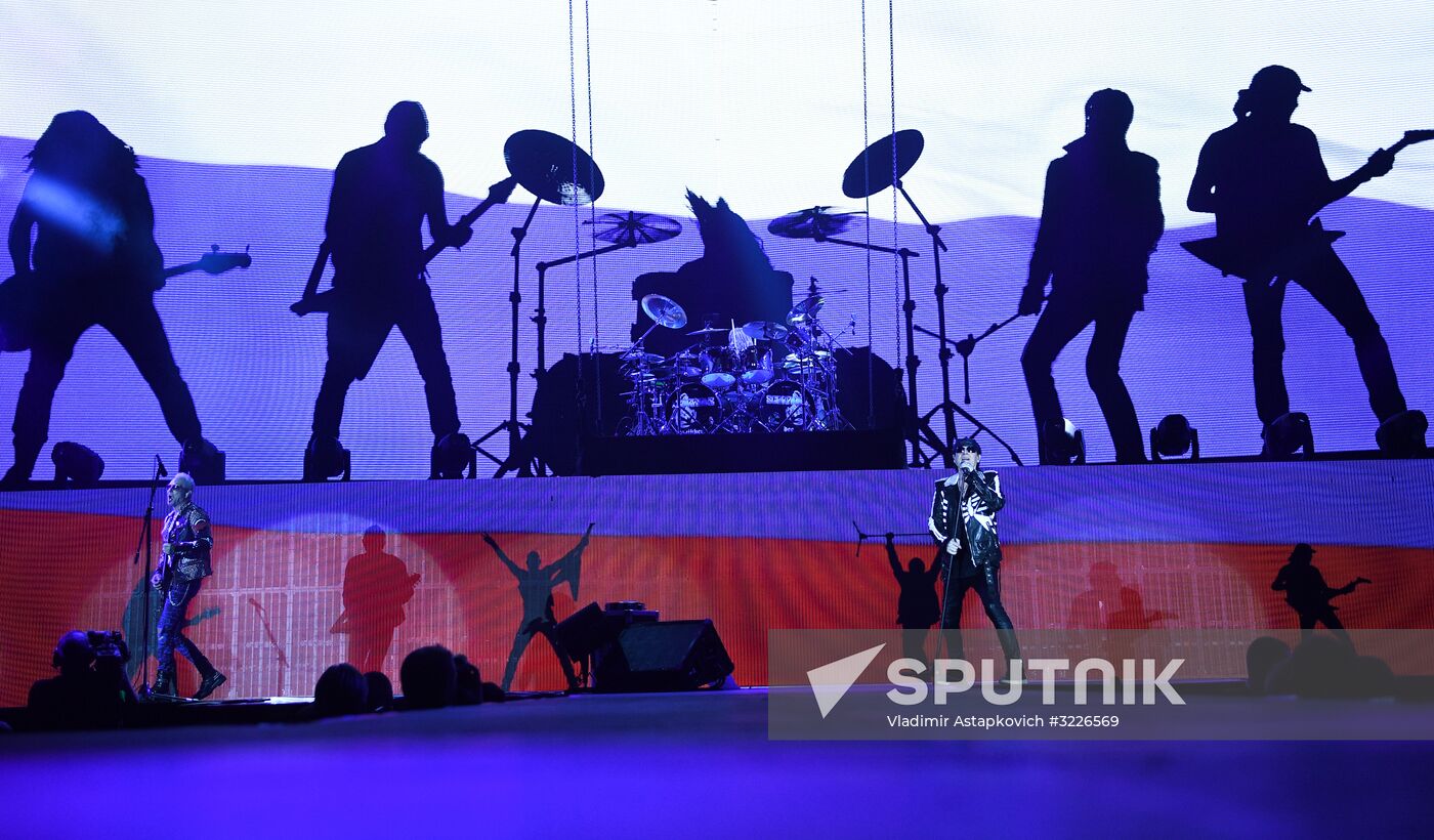 Scorpions holds concert