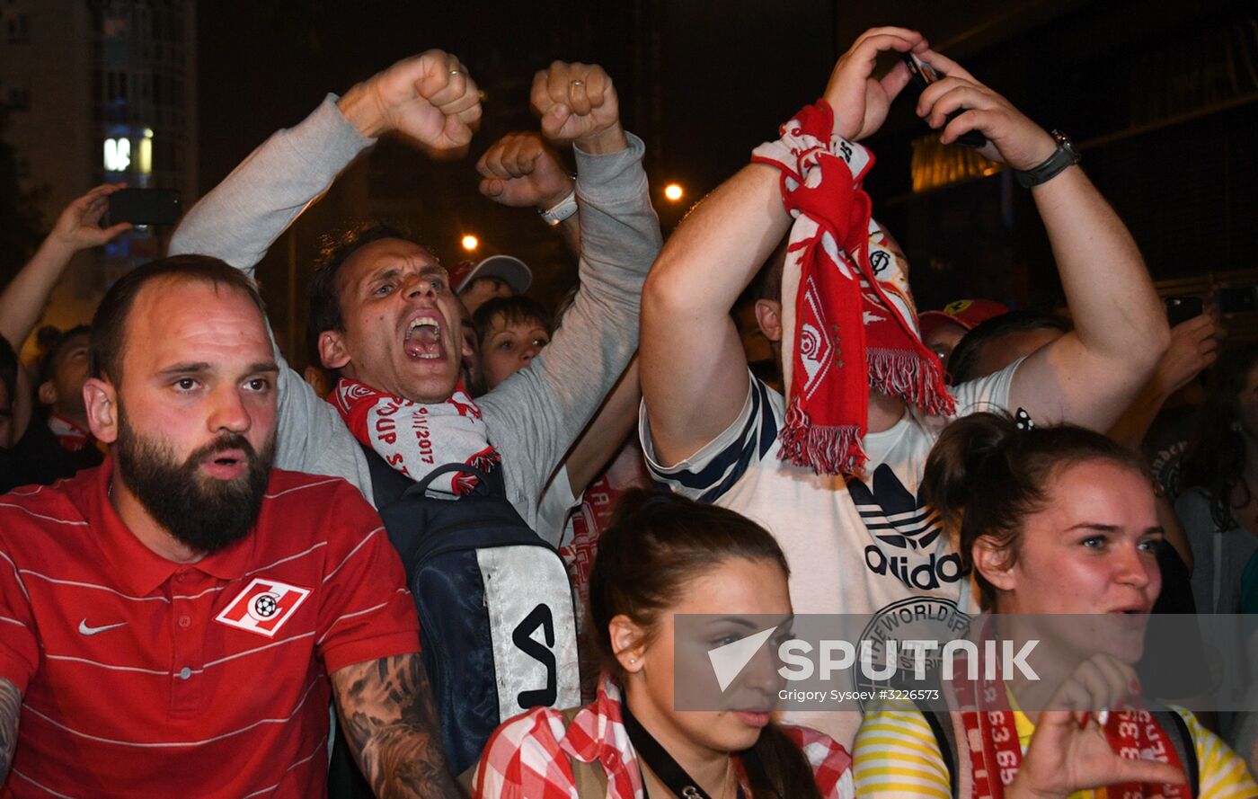 Football. Champions League. Sevilla vs. Spartak