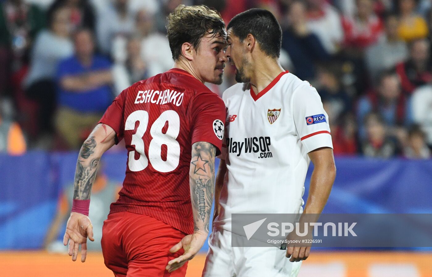Football. Champions League. Sevilla vs. Spartak