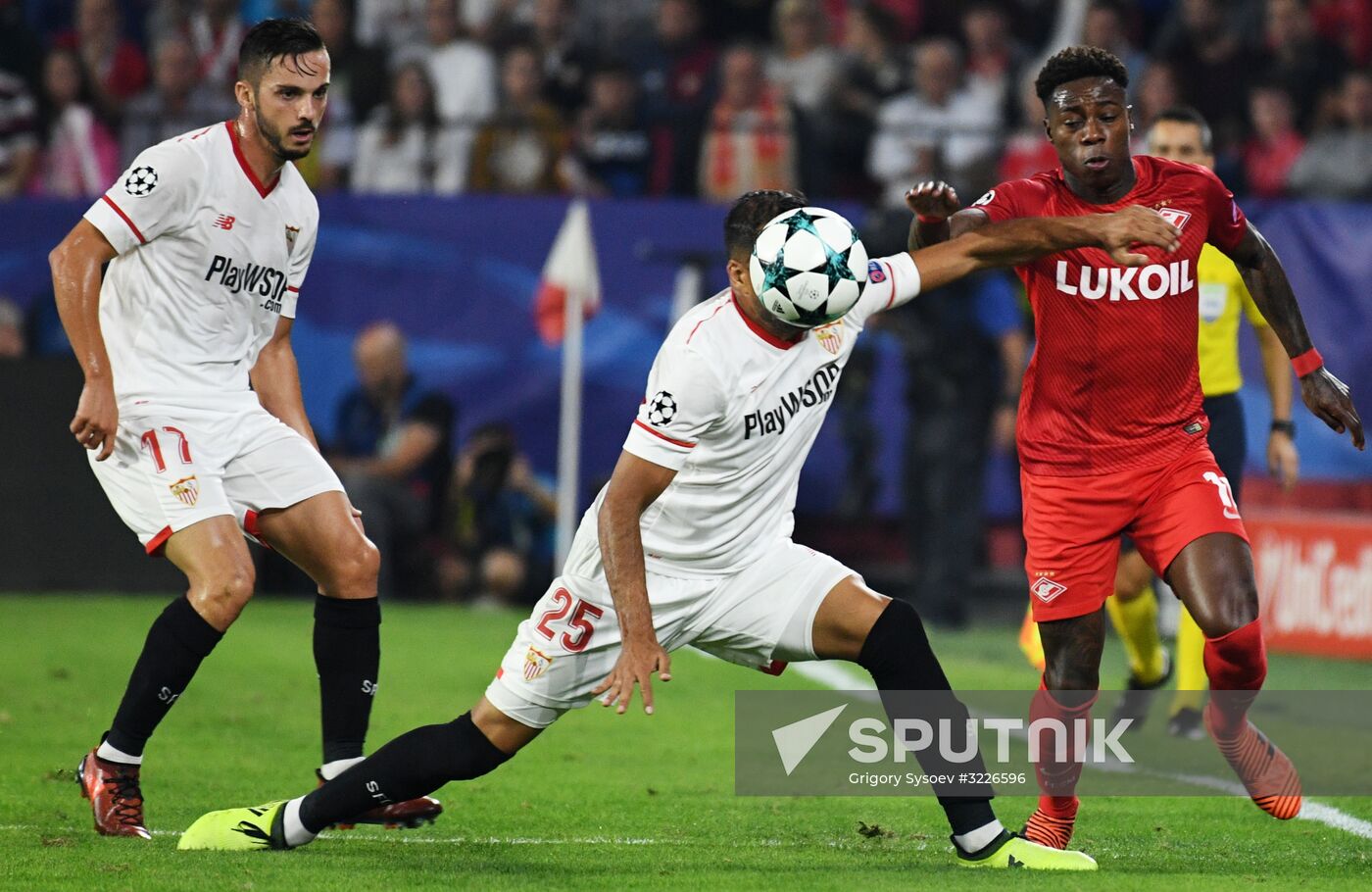 Football. Champions League. Sevilla vs. Spartak