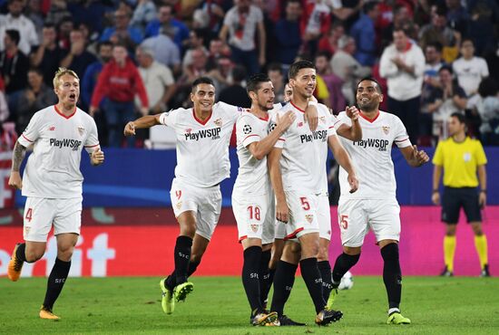 Football. Champions League. Sevilla vs. Spartak