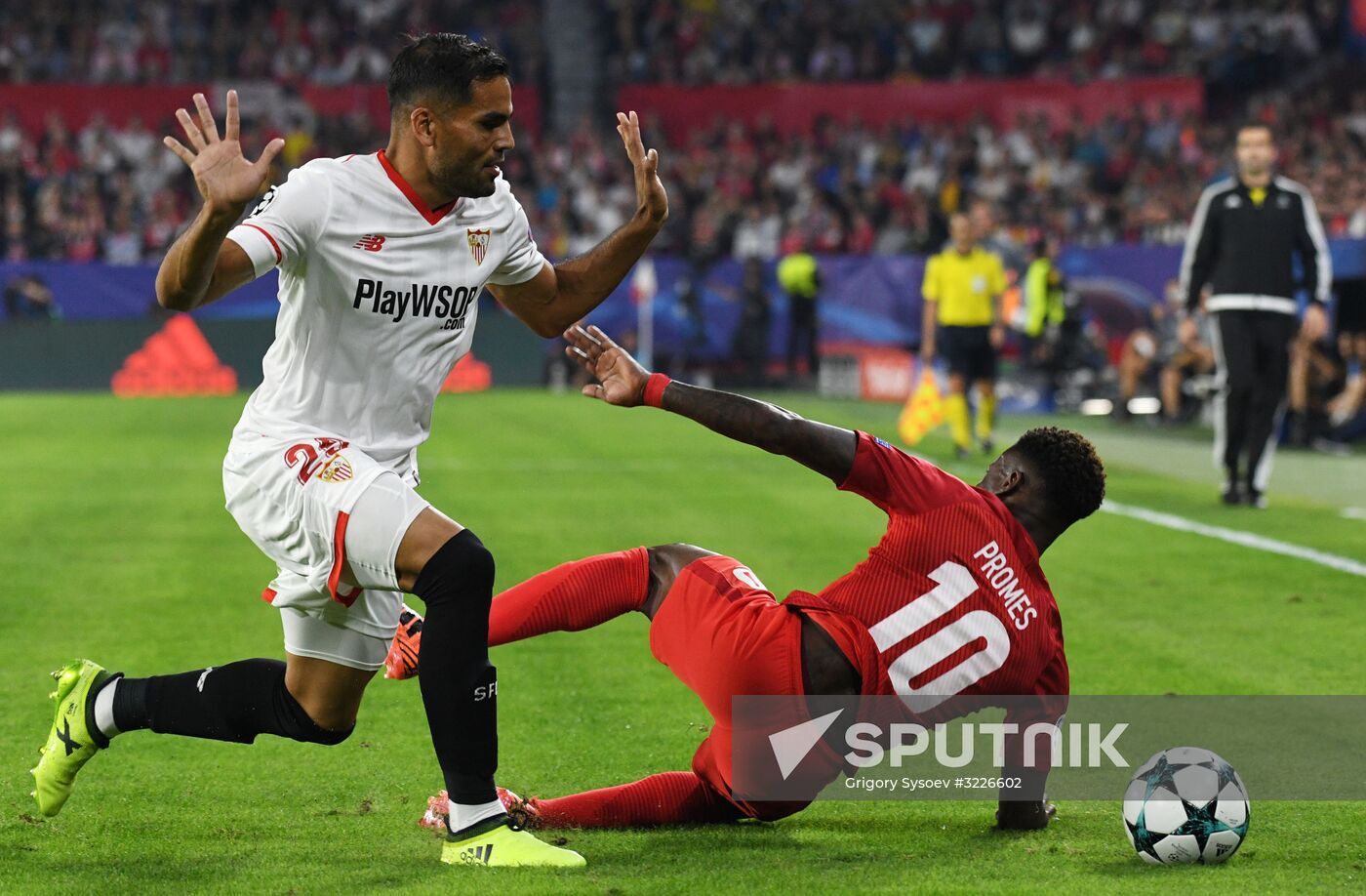 Football. Champions League. Sevilla vs. Spartak