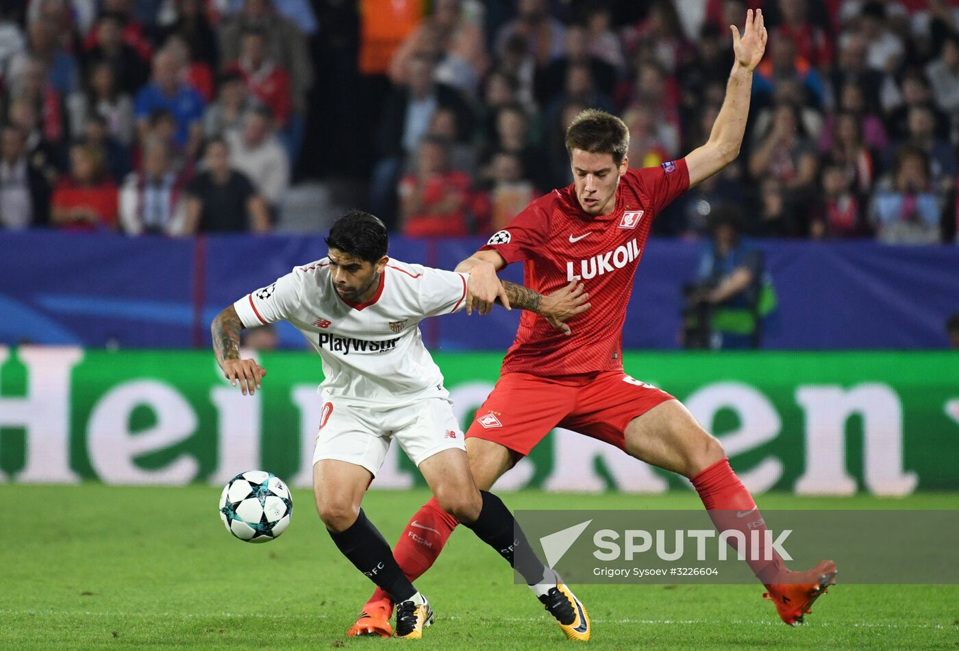 Football. Champions League. Sevilla vs. Spartak