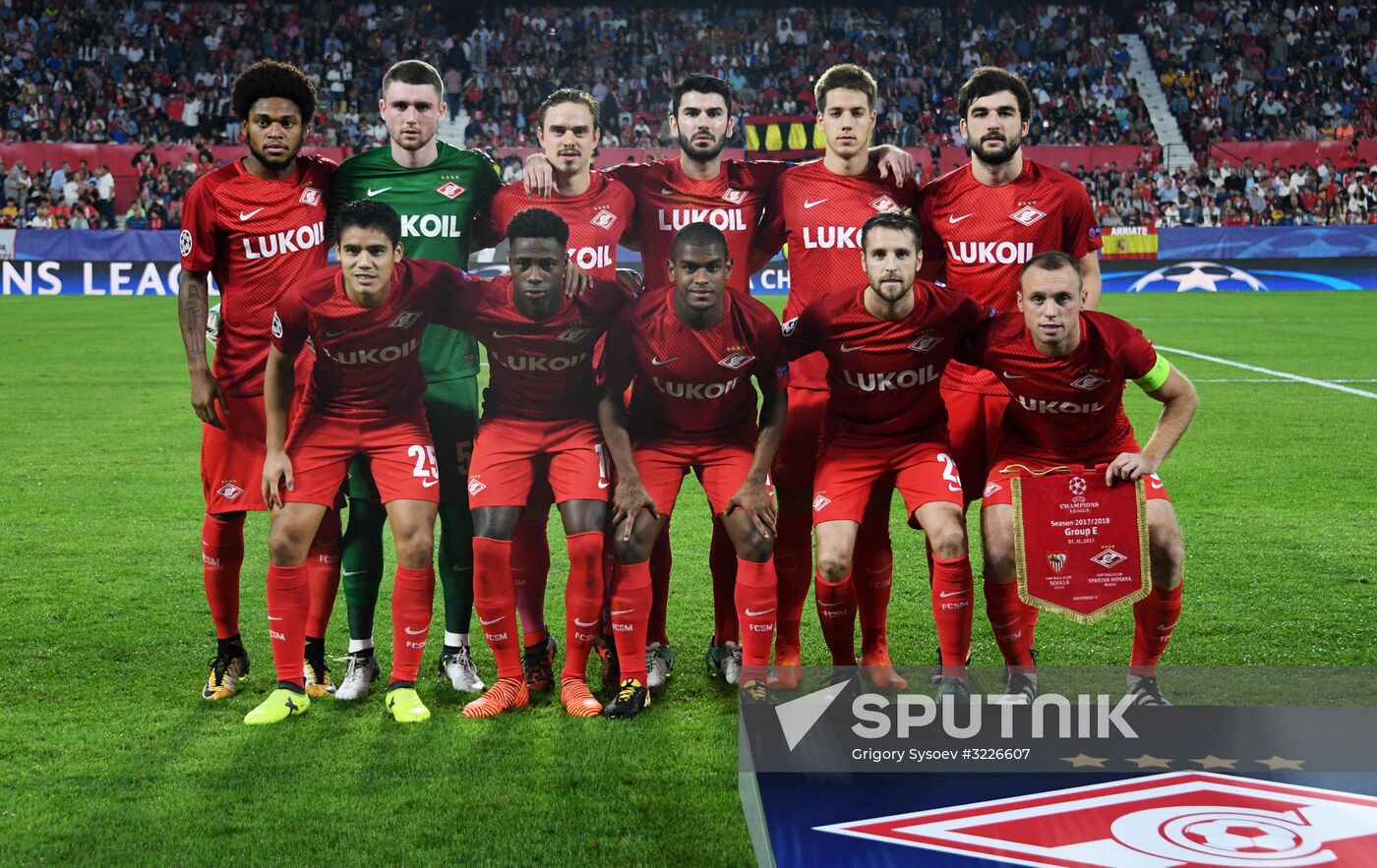 Football. Champions League. Sevilla vs. Spartak
