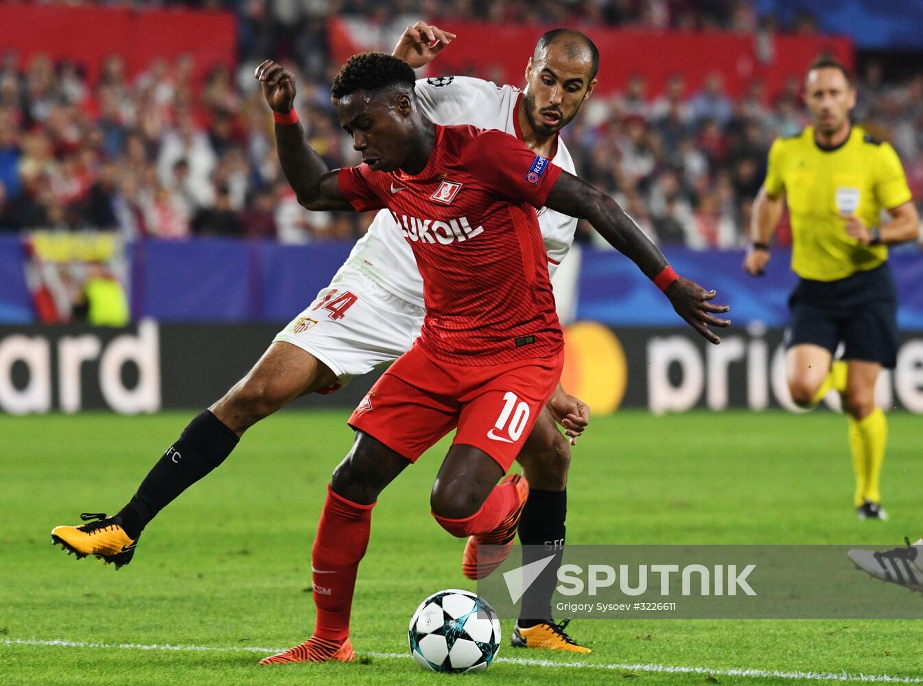 Football. Champions League. Sevilla vs. Spartak