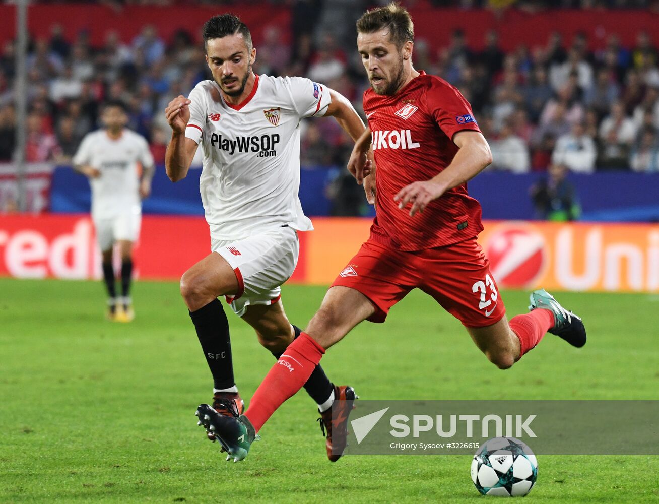 Football. Champions League. Sevilla vs. Spartak