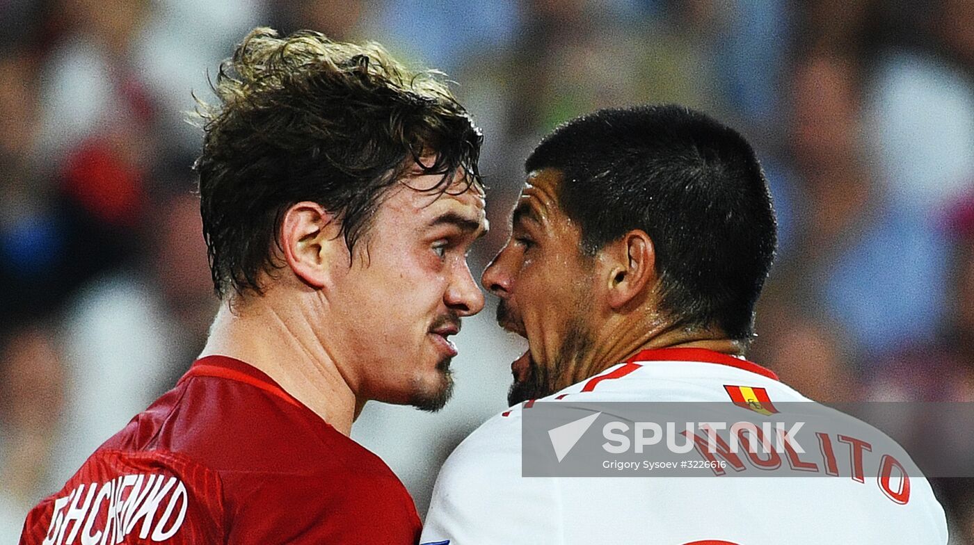 Football. Champions League. Sevilla vs. Spartak