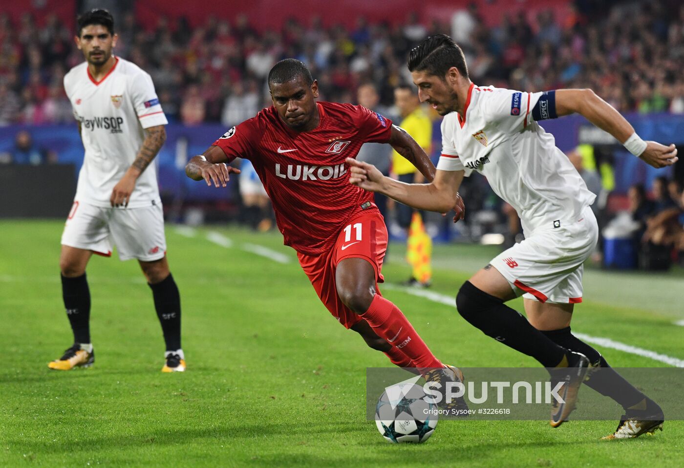 Football. Champions League. Sevilla vs. Spartak