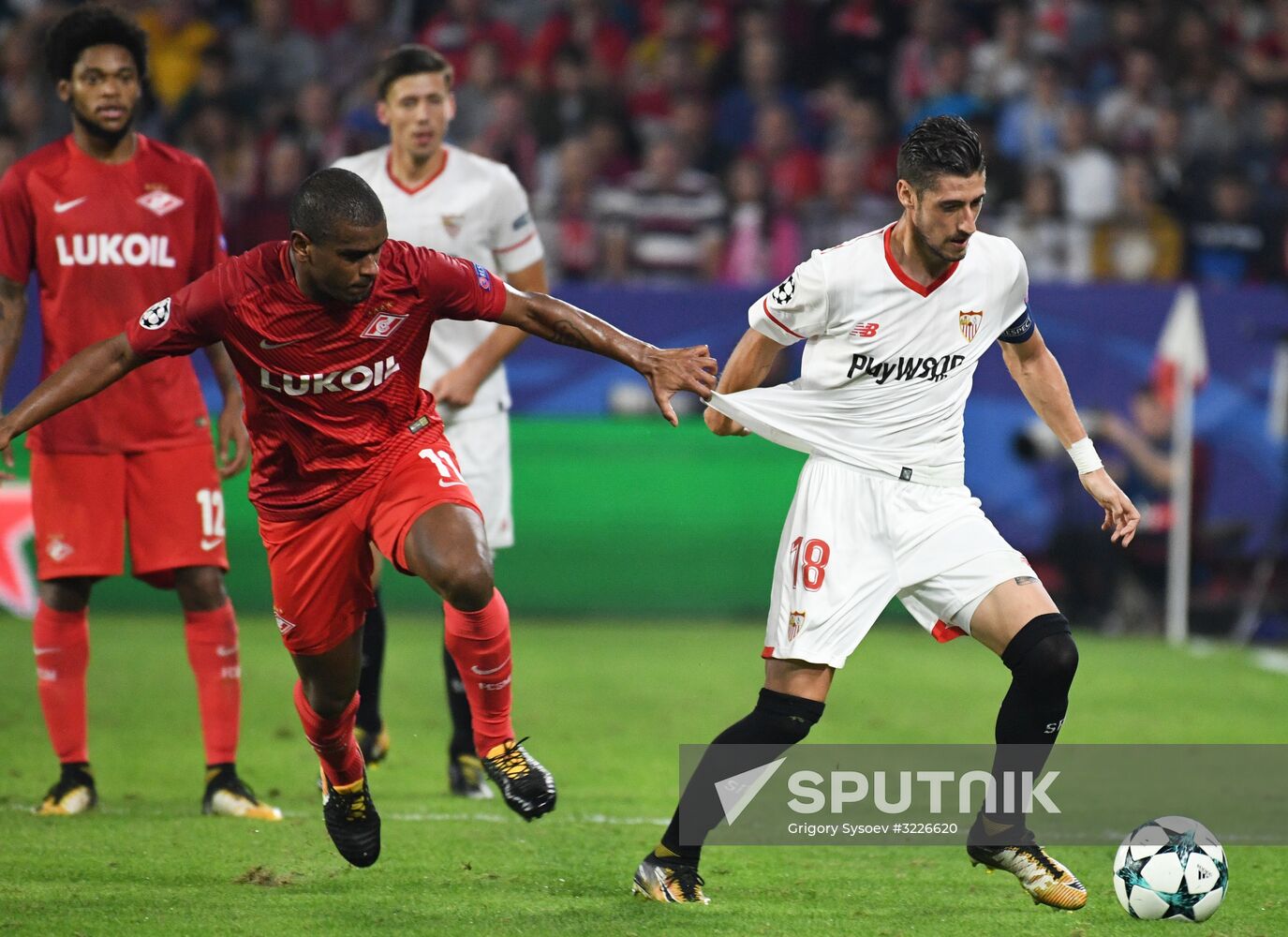 Football. Champions League. Sevilla vs. Spartak