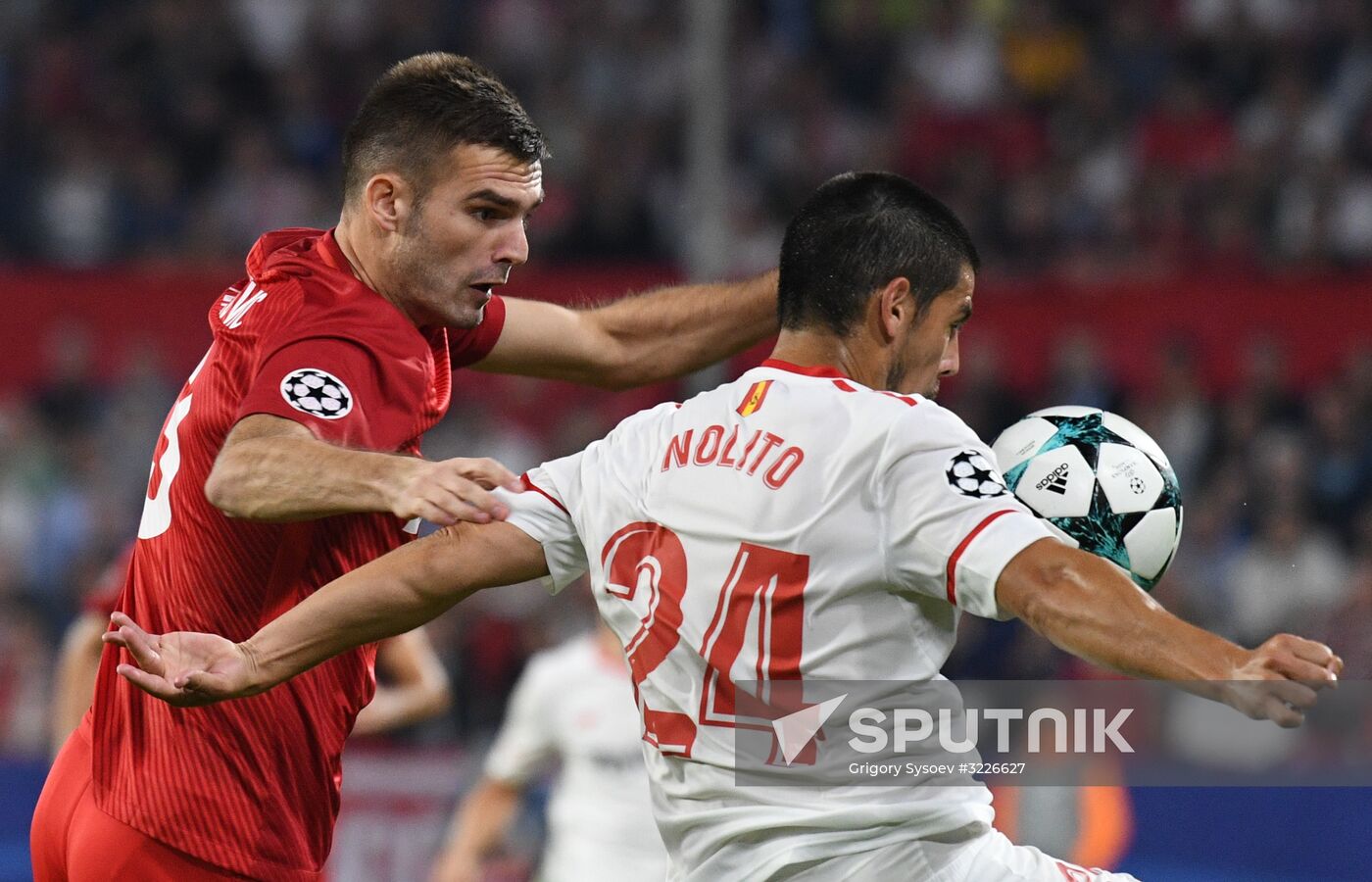 Football. Champions League. Sevilla vs. Spartak