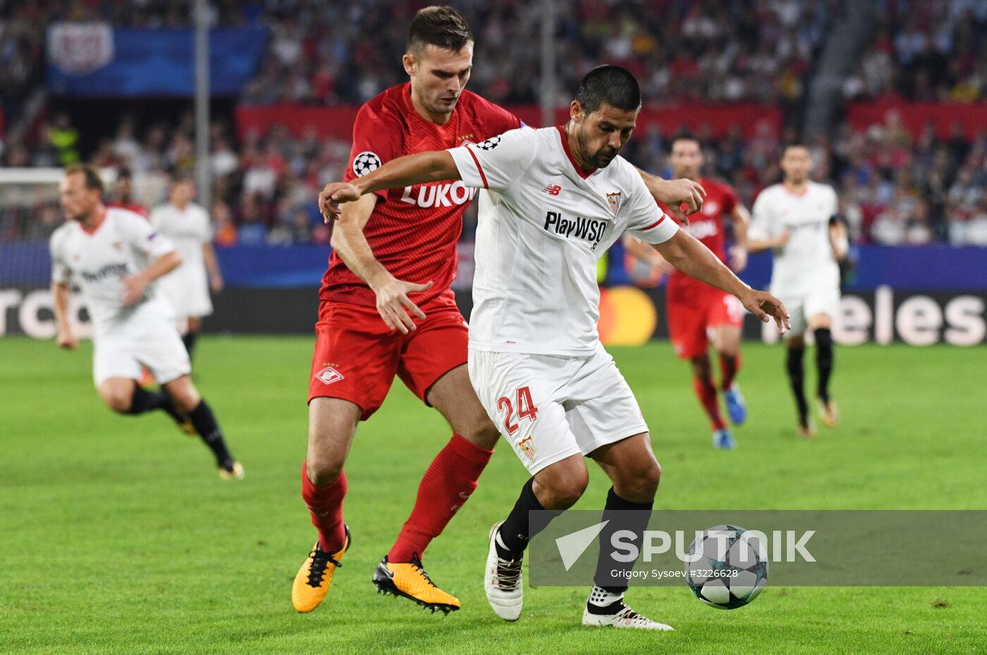 Football. Champions League. Sevilla vs. Spartak