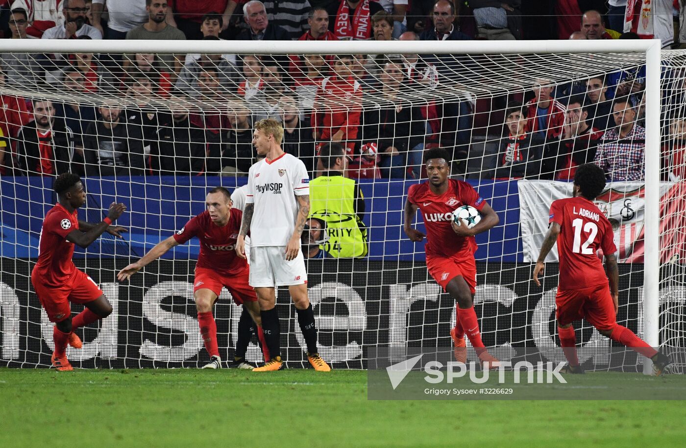 Football. Champions League. Sevilla vs. Spartak