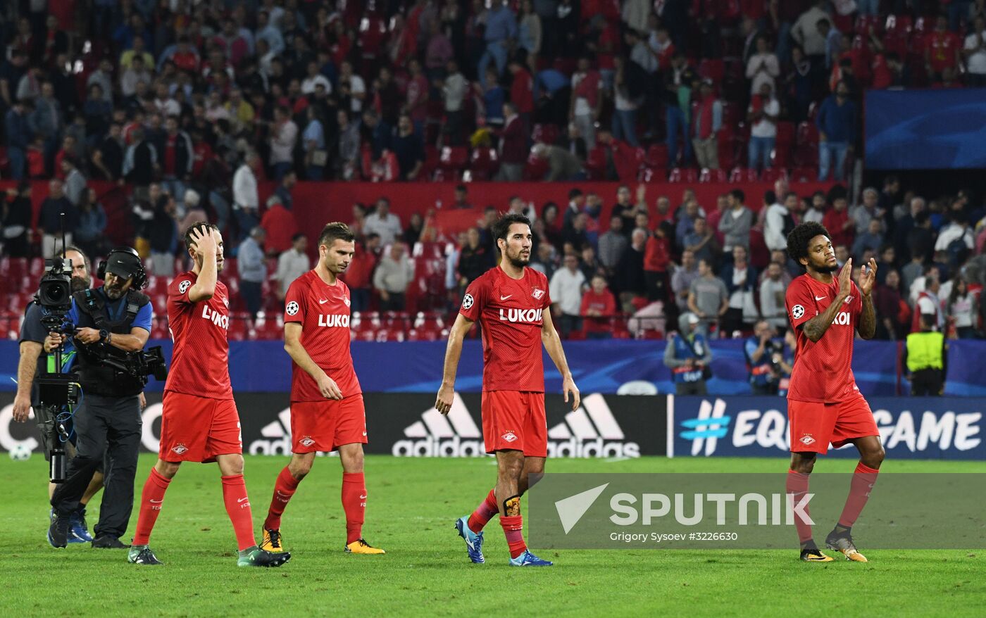 Football. Champions League. Sevilla vs. Spartak