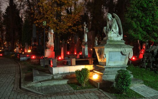 All Souls' Day marked at Lychakovskoye cemetery in Lviv