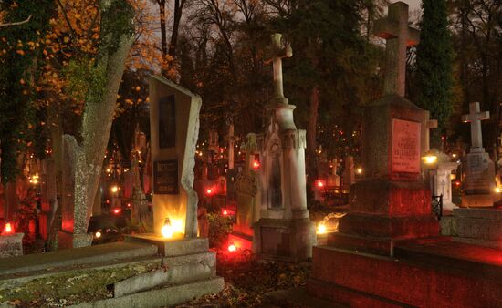All Souls' Day marked at Lychakovskoye cemetery in Lviv