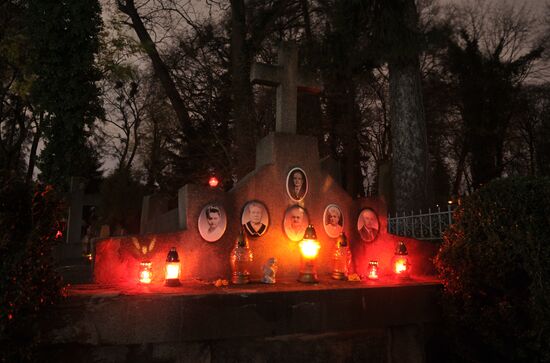 All Souls' Day marked at Lychakovskoye cemetery in Lviv