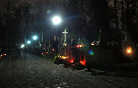 All Souls' Day marked at Lychakovskoye cemetery in Lviv