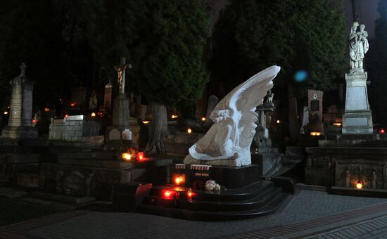 All Souls' Day marked at Lychakovskoye cemetery in Lviv