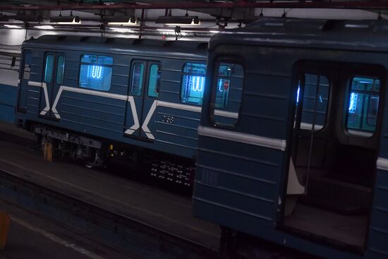 Metro carriage disinfection