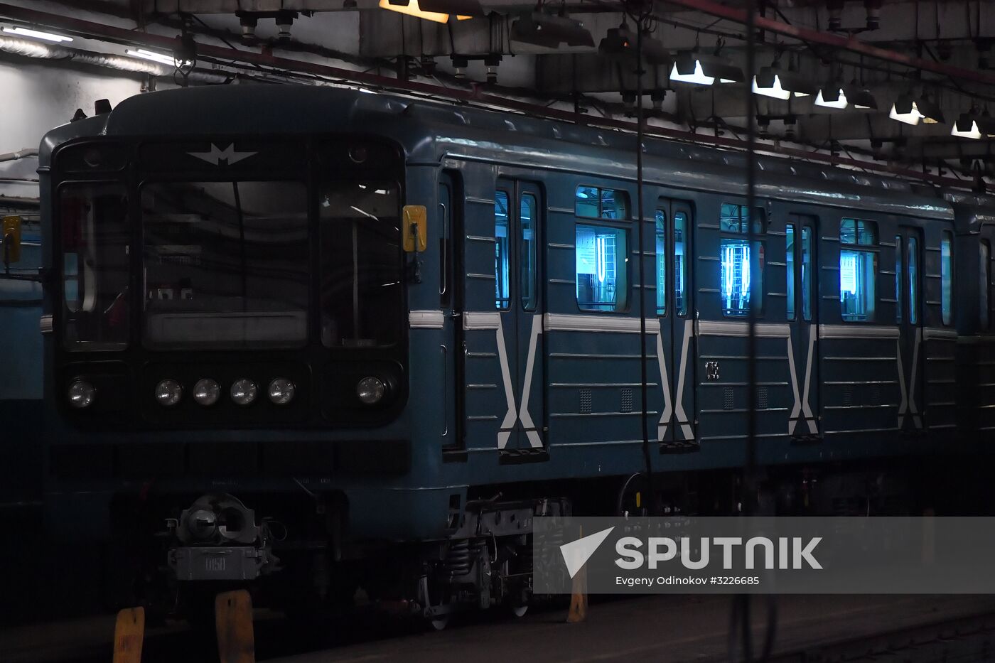 Metro carriage disinfection