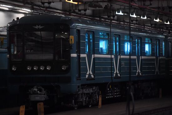 Metro carriage disinfection