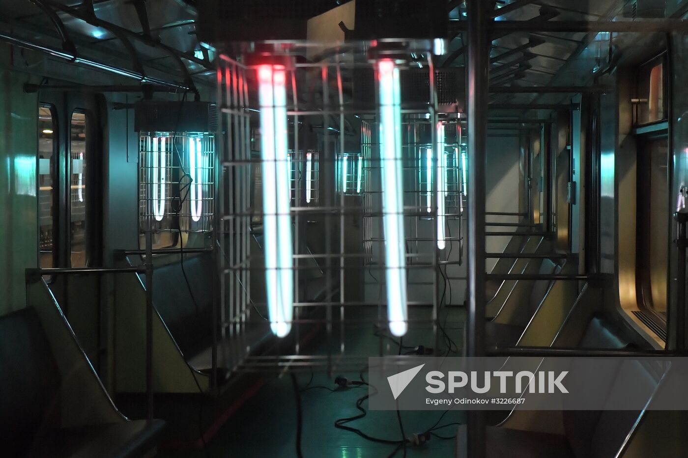 Metro carriage disinfection