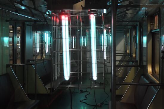 Metro carriage disinfection