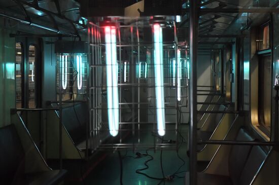 Metro carriage disinfection