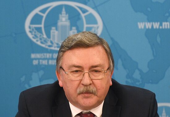 Joint briefing of Russian Foreign Ministry, Defense Ministry and Ministry of Industry and Trade