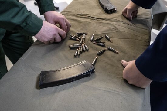 Cadet class in Moscow school