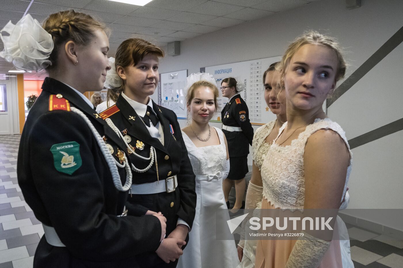 Cadet class in Moscow school