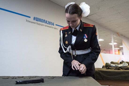 Cadet class in Moscow school