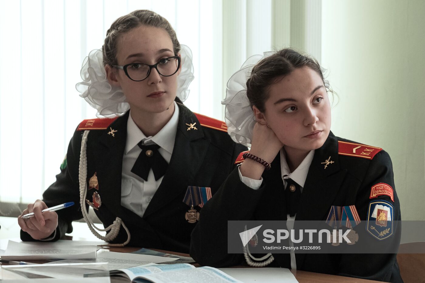 Cadet class in Moscow school