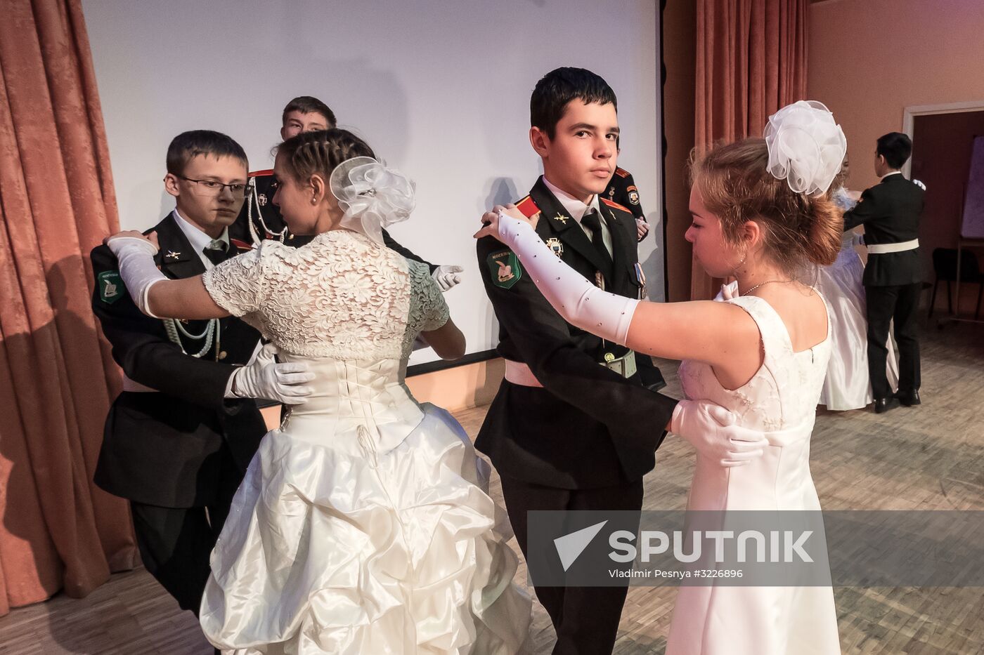 Cadet class in Moscow school