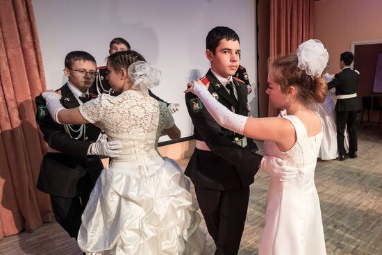 Cadet class in Moscow school
