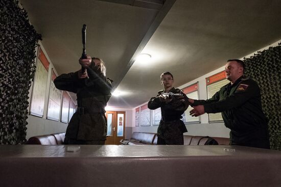 Cadet class in Moscow school