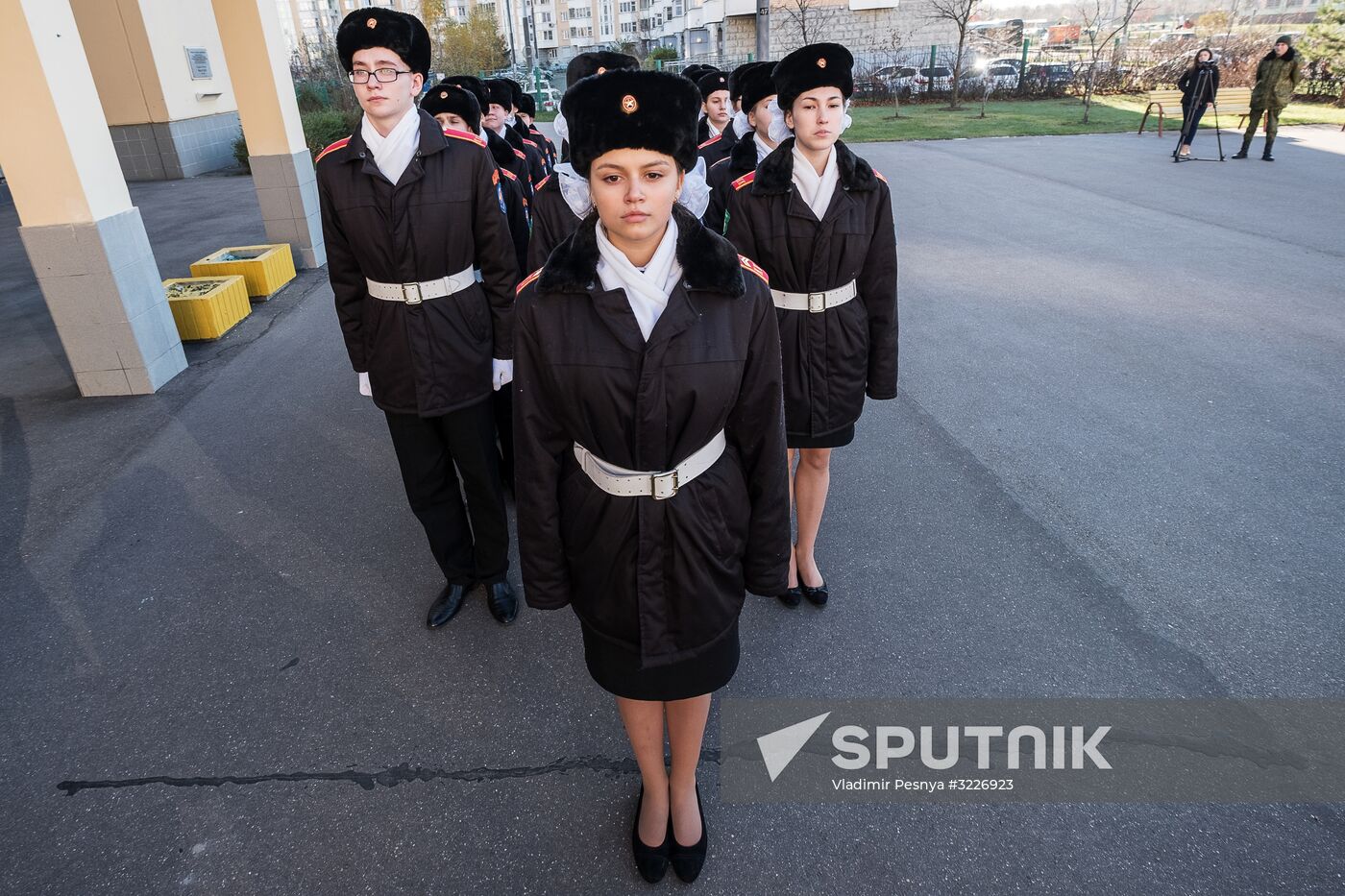 Cadet class in Moscow school