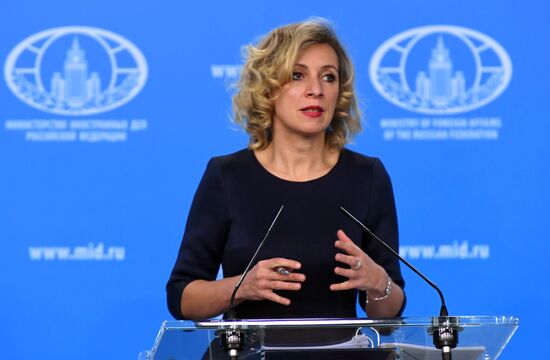 Briefing by Russian Foreign Ministry's spokesperson Maria Zakharova