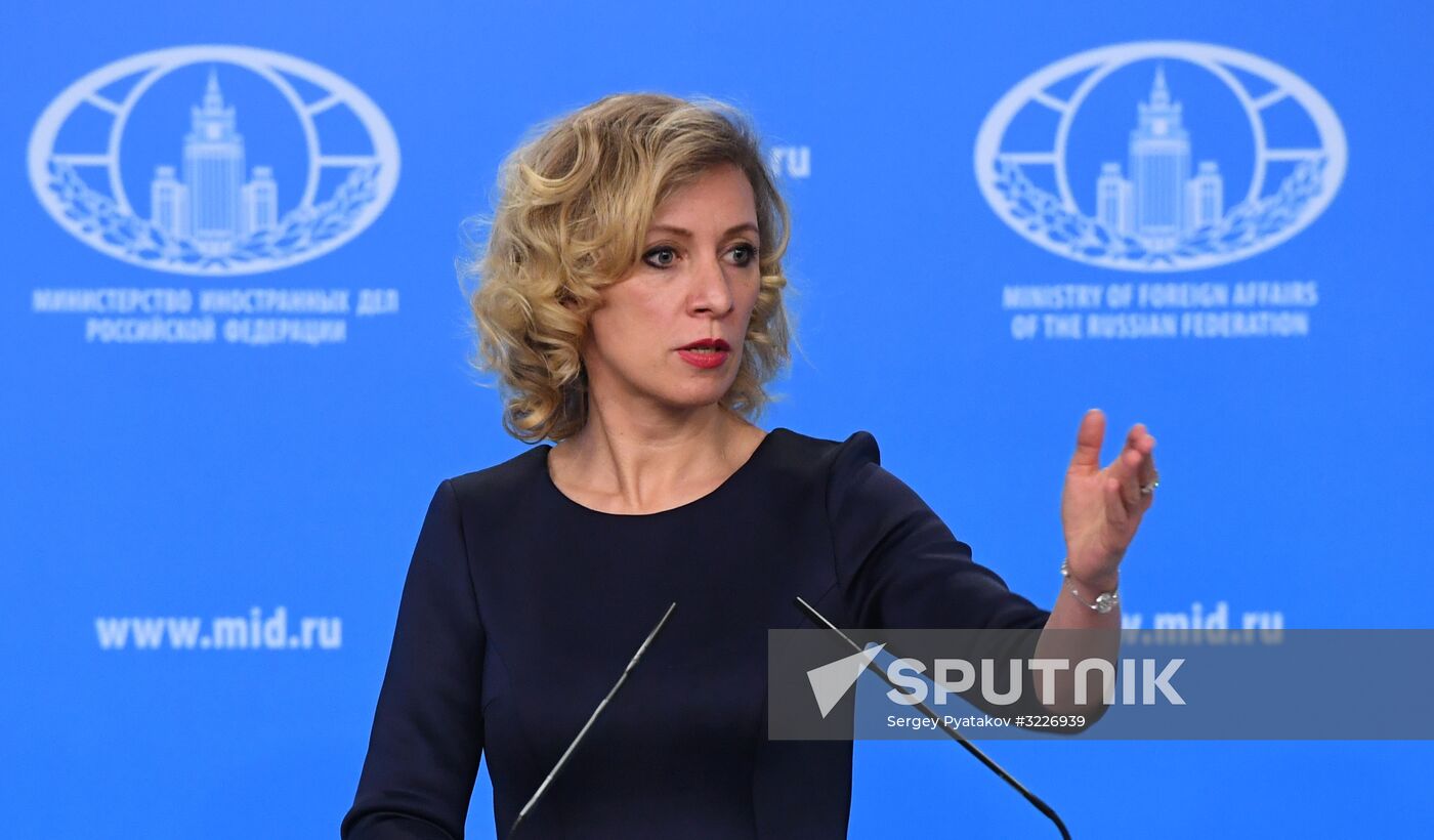 Briefing by Russian Foreign Ministry's spokesperson Maria Zakharova