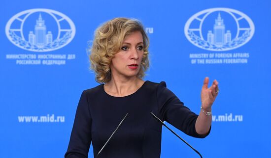 Briefing by Russian Foreign Ministry's spokesperson Maria Zakharova