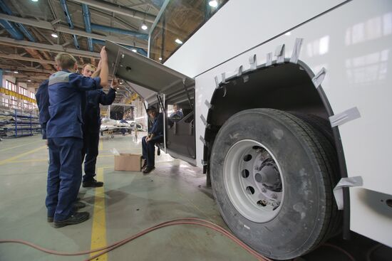 Bus manufacturing at Likino Bus Plant