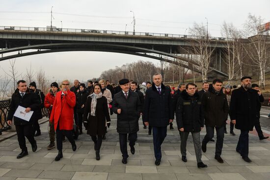Mikhailovskaya Embankment re-opens in Novosibirsk